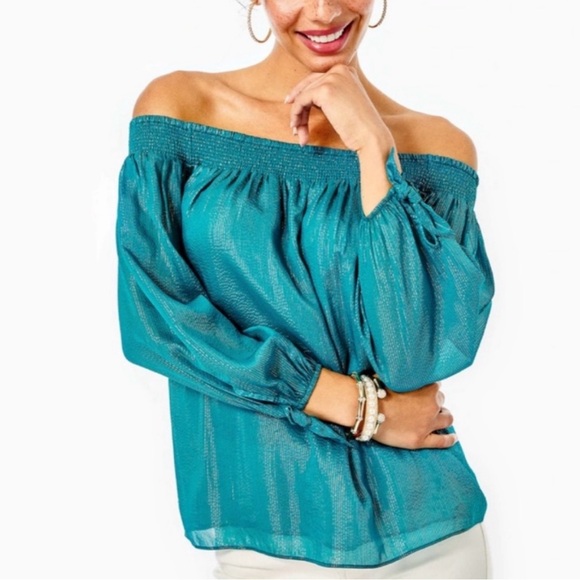 Lilly Pulitzer Maryellen Top Large‎ NWT - Picture 1 of 4